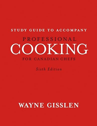 Beispielbild fr Professional Cooking for Canadian Chefs, Study Guide zum Verkauf von HPB-Red