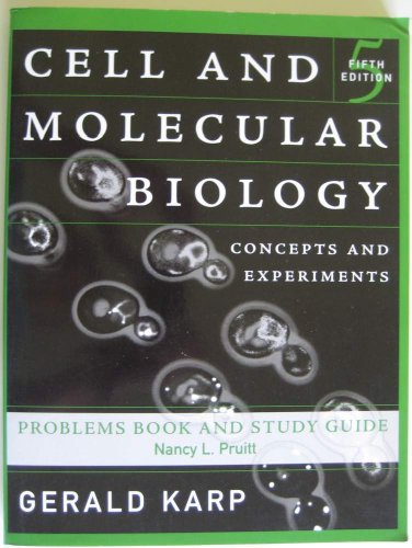 Imagen de archivo de Study Guide to accompany Cell and Molecular Biology: Concepts and Experiments, Fifth Edition a la venta por Zoom Books Company