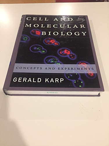 Imagen de archivo de Karp's Cell and Molecular Biology : Concepts and Experiments a la venta por Better World Books