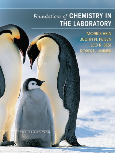 Foundations of Chemistry in the Laboratory - Hein, Morris, Peisen, Judith N., Best, Leo R., Miner, Robert L.