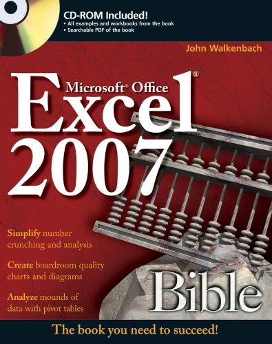 excel 2007 bible john walkenbach