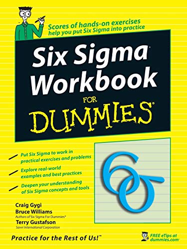 Imagen de archivo de Six Sigma Workbook for Dummies a la venta por Better World Books