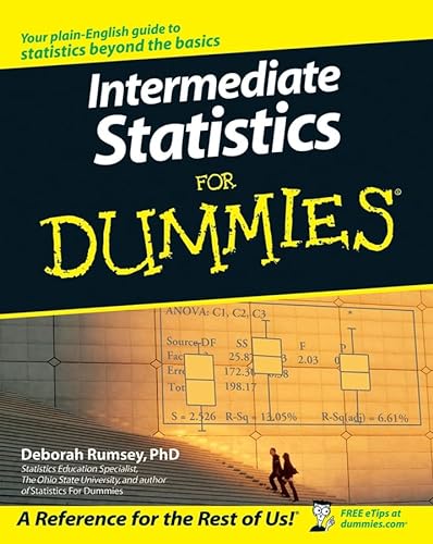 Imagen de archivo de Intermediate Statistics For Dummies a la venta por Wonder Book