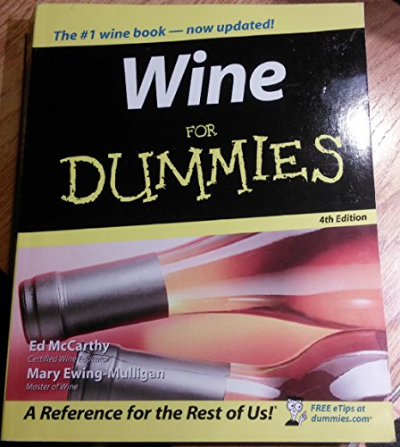 Imagen de archivo de Wine For Dummies a la venta por SecondSale
