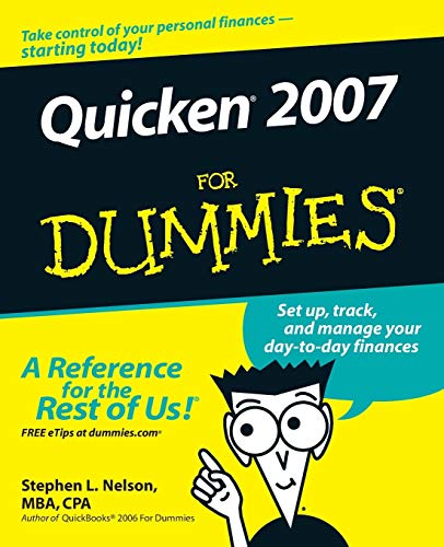 Beispielbild fr Quicken 2007 for Dummies zum Verkauf von Better World Books