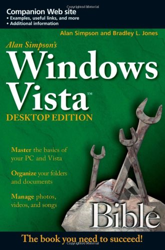 Imagen de archivo de Alan Simpson's Windows Vista Bible a la venta por AwesomeBooks