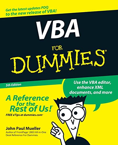 Beispielbild fr VBA for Dummies zum Verkauf von Better World Books