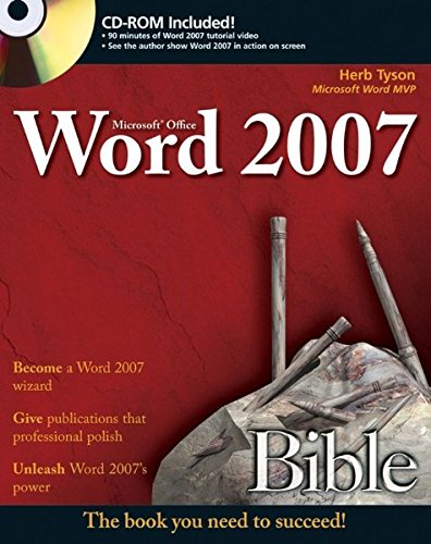Beispielbild fr Microsoft Word 2007 Bible zum Verkauf von WorldofBooks