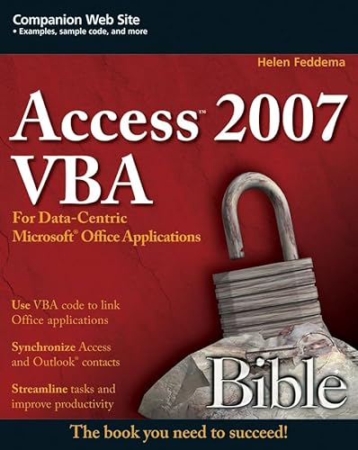 9780470047026: Access 2007 VBA Bible: For Data-centric Microsoft Office Applications