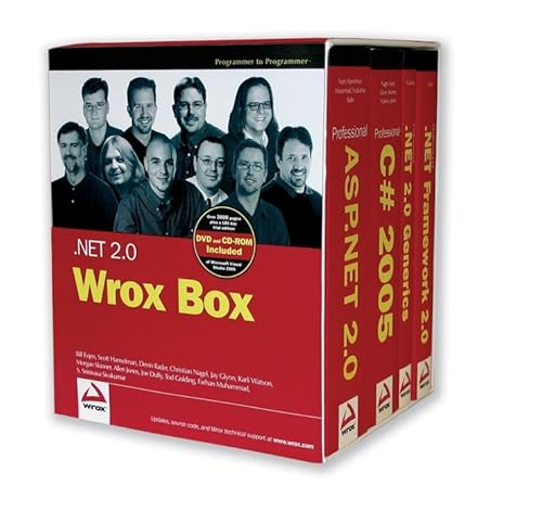 Imagen de archivo de NET 2.0 Wrox Box: Professional ASP.NET 2.0, Professional C# 2005, Professional .NET 2.0 Generics, and Professional .NET Framework 2.0 a la venta por HPB-Red