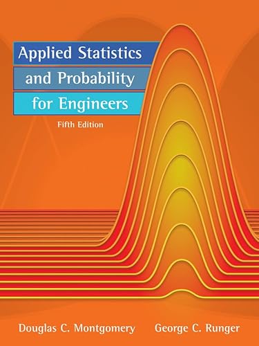 Beispielbild fr Applied Statistics and Probability for Engineers zum Verkauf von Goodwill Industries