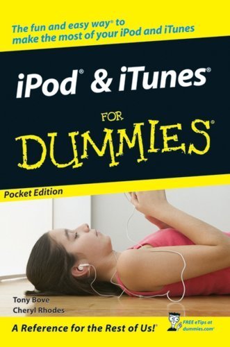 Beispielbild fr iPod and iTunes for Dummies, Pocket Edition by Rhodes (2007) Paperback zum Verkauf von Wonder Book