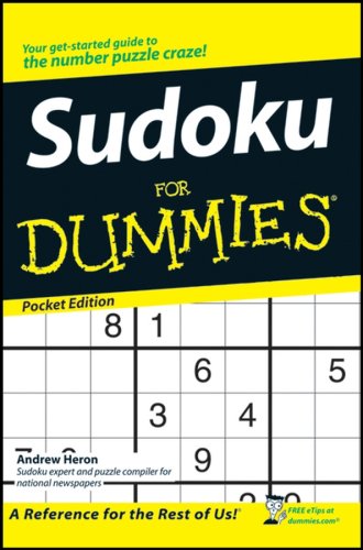 Imagen de archivo de Sudoku for Dummies, Pocket Edition (For Dummies) a la venta por Gulf Coast Books