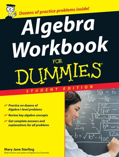 9780470056660: Algebra Workbook for Dummies - Student Edition [Taschenbuch] by