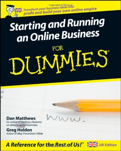 Beispielbild fr Starting and Running an Online Business for Dummies zum Verkauf von Better World Books