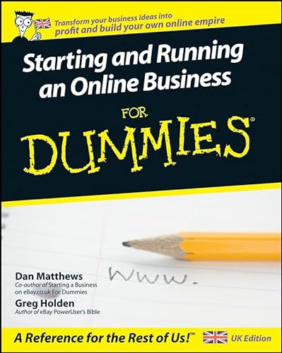 Stock image for Starting and Running an Online Business For Dummies (UK Edition) for sale by Reuseabook