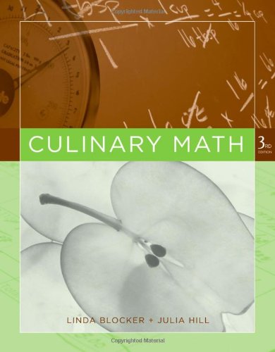 Beispielbild fr Culinary Math zum Verkauf von Better World Books