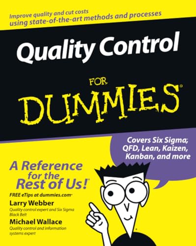 Stock image for Quality Control for Dummies for sale by Blackwell's