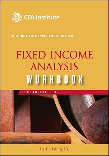 Imagen de archivo de Fixed Income Analysis Workbook a la venta por ThriftBooks-Dallas