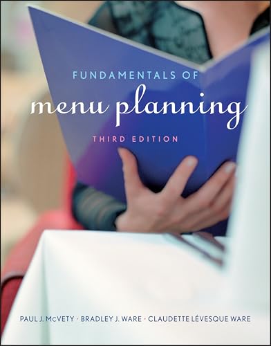 9780470072677: Fundamentals of Menu Planning