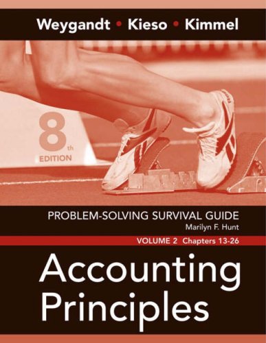 9780470074114: Accounting Principles: Problem Solving Survival Guide: Chapters 13-25