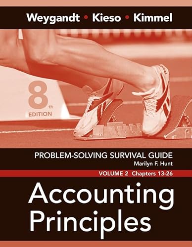 9780470074114: Problem Solving Survival Guide, Volume II, Chs. 13-26 to Accompany Accounting Principles