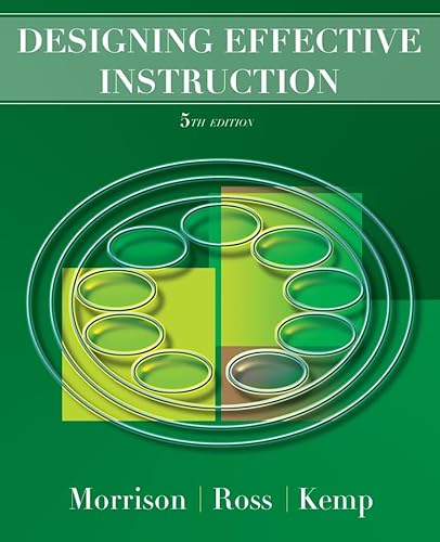 Stock image for Designing Effective Instruction for sale by Better World Books