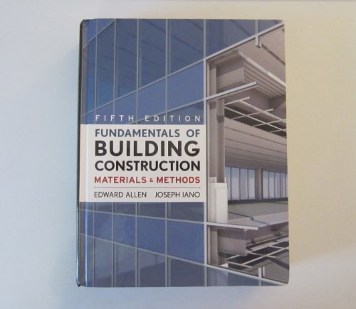 9780470074688: Fundamentals of Building Construction: Materials and Methods