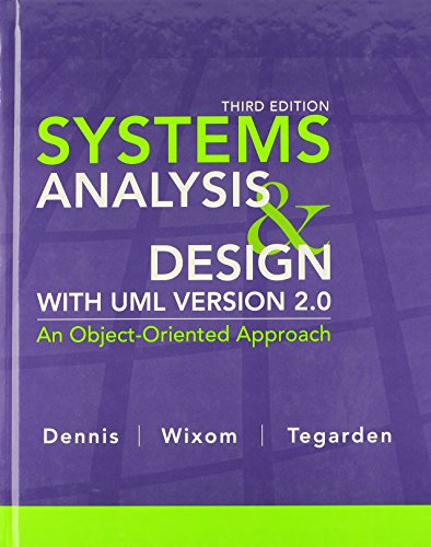 Stock image for Systems Analysis and Design with UML for sale by Bayside Books