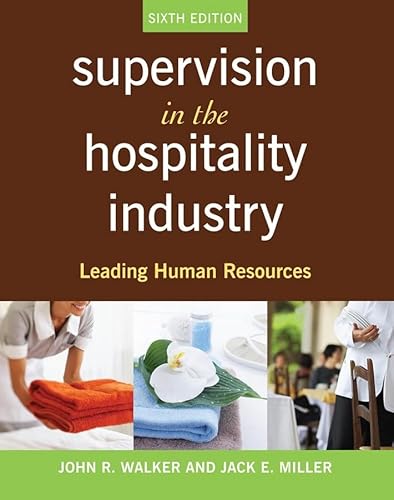 Imagen de archivo de Supervision in the Hospitality Industry : Leading Human Resources a la venta por Better World Books