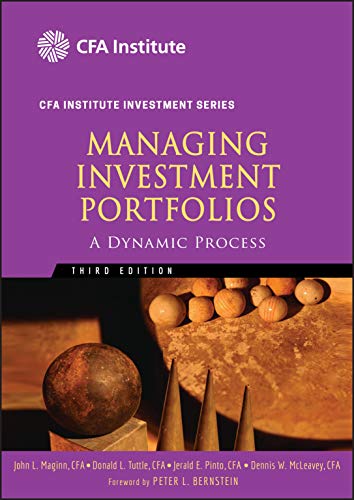 Beispielbild fr Managing Investment Portfolios: A Dynamic Process zum Verkauf von New Legacy Books