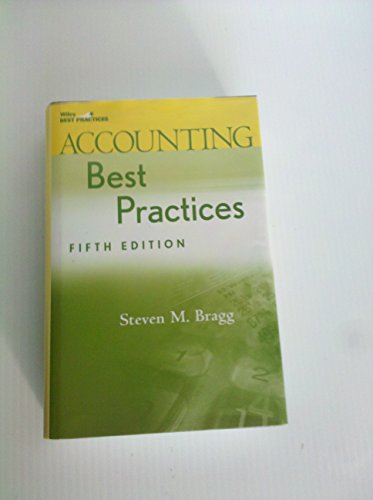 Imagen de archivo de Accounting Best Practices a la venta por Books of the Smoky Mountains