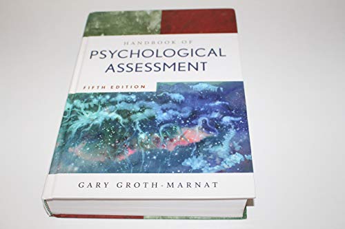 9780470083581: Handbook of Psychological Assessment