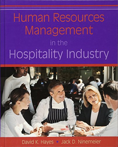 Imagen de archivo de Human Resources Management in the Hospitality Industry a la venta por Better World Books