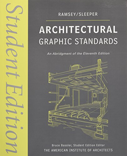 Beispielbild fr Architectural Graphic Standards: Student Edition zum Verkauf von BooksRun