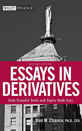 9780470086254: Essays in Derivatives: Risk-Transfer Tools and Topics Made Easy
