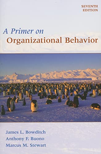 Imagen de archivo de A Primer on Organizational Behavior, 7th Edition a la venta por SecondSale