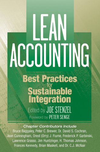 9780470087282: Lean Accounting: Best Practices for Sustainable Integration