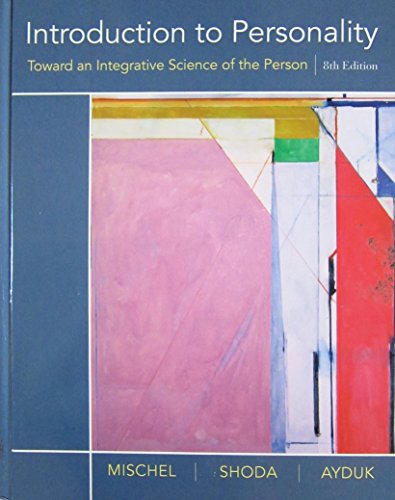 Beispielbild fr Introduction to Personality : Toward an Integrative Science of the Person zum Verkauf von Better World Books