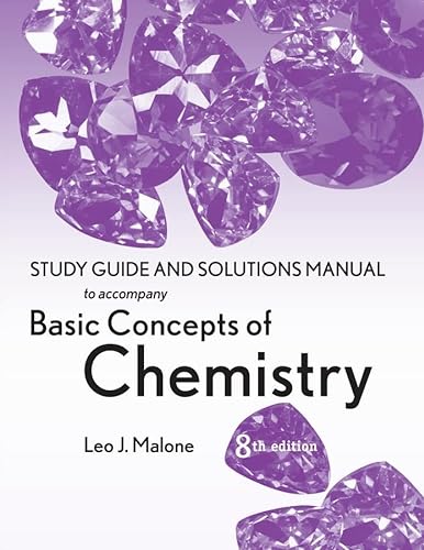 Stock image for Basic Concepts of Chemistry, Student Study Guide for sale by ThriftBooks-Dallas