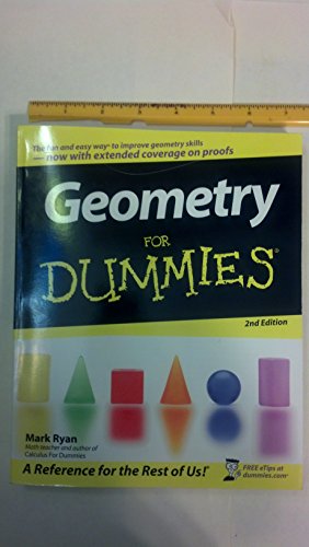Beispielbild fr Geometry for Dummies zum Verkauf von Better World Books