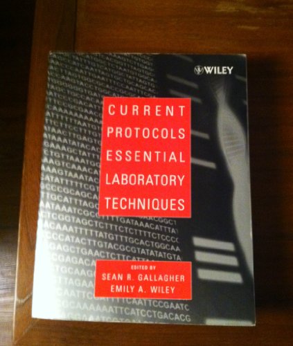 Imagen de archivo de Current Protocols Essential Laboratory Techniques a la venta por ThriftBooks-Atlanta