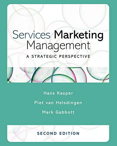 Imagen de archivo de Services Marketing Management: A Strategic Perspective a la venta por HPB-Red