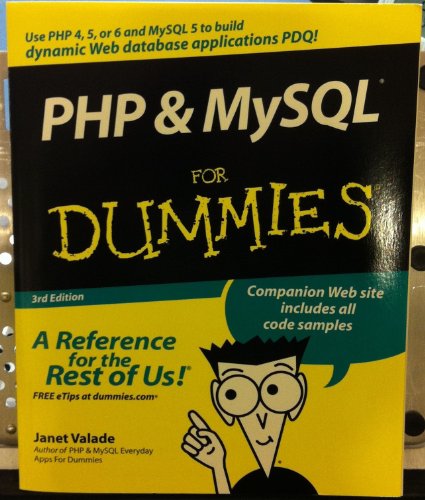 Imagen de archivo de PHP & MySQL For Dummies 3rd edition (For Dummies (Computer/Tech)) a la venta por Wonder Book