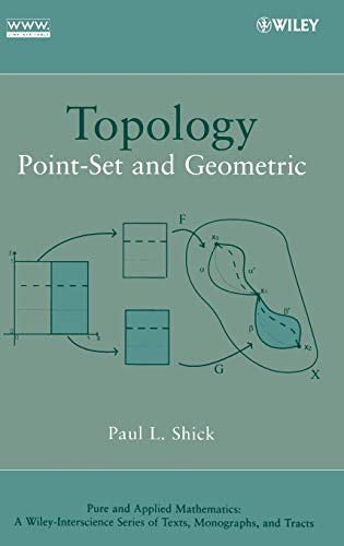 Imagen de archivo de Topology: Point-set and Geometric (Pure and Applied Mathematics: A Wiley Series of Texts, Monographs and Tracts) a la venta por Chiron Media