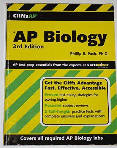 Stock image for CliffsAP Biology (CliffsNotes AP) for sale by SecondSale