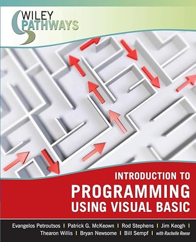 Imagen de archivo de Wiley Pathways Introduction to Programming using Visual Basic a la venta por Ammareal