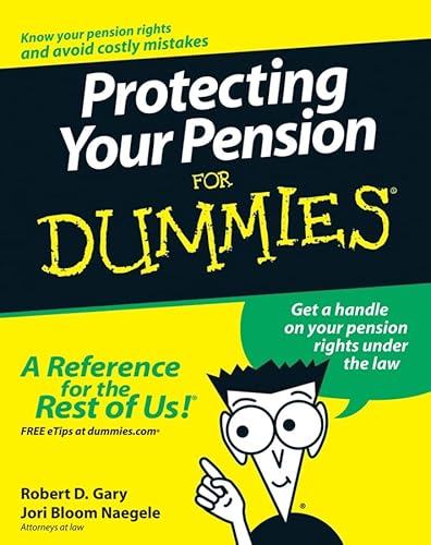 Beispielbild fr Protecting Your Pension for Dummies zum Verkauf von Better World Books