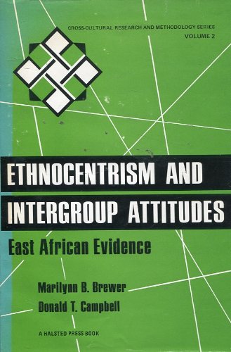 Imagen de archivo de Ethnocentrism and Intergroup Attitudes: East African Evidence (Cross-Cultural Research and Methodology Series) a la venta por HPB-Red