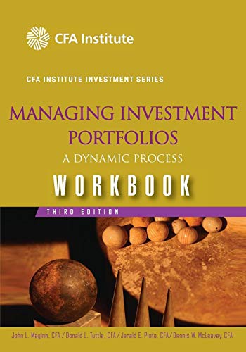 Imagen de archivo de Managing Investment Portfolios Workbook a la venta por Blackwell's